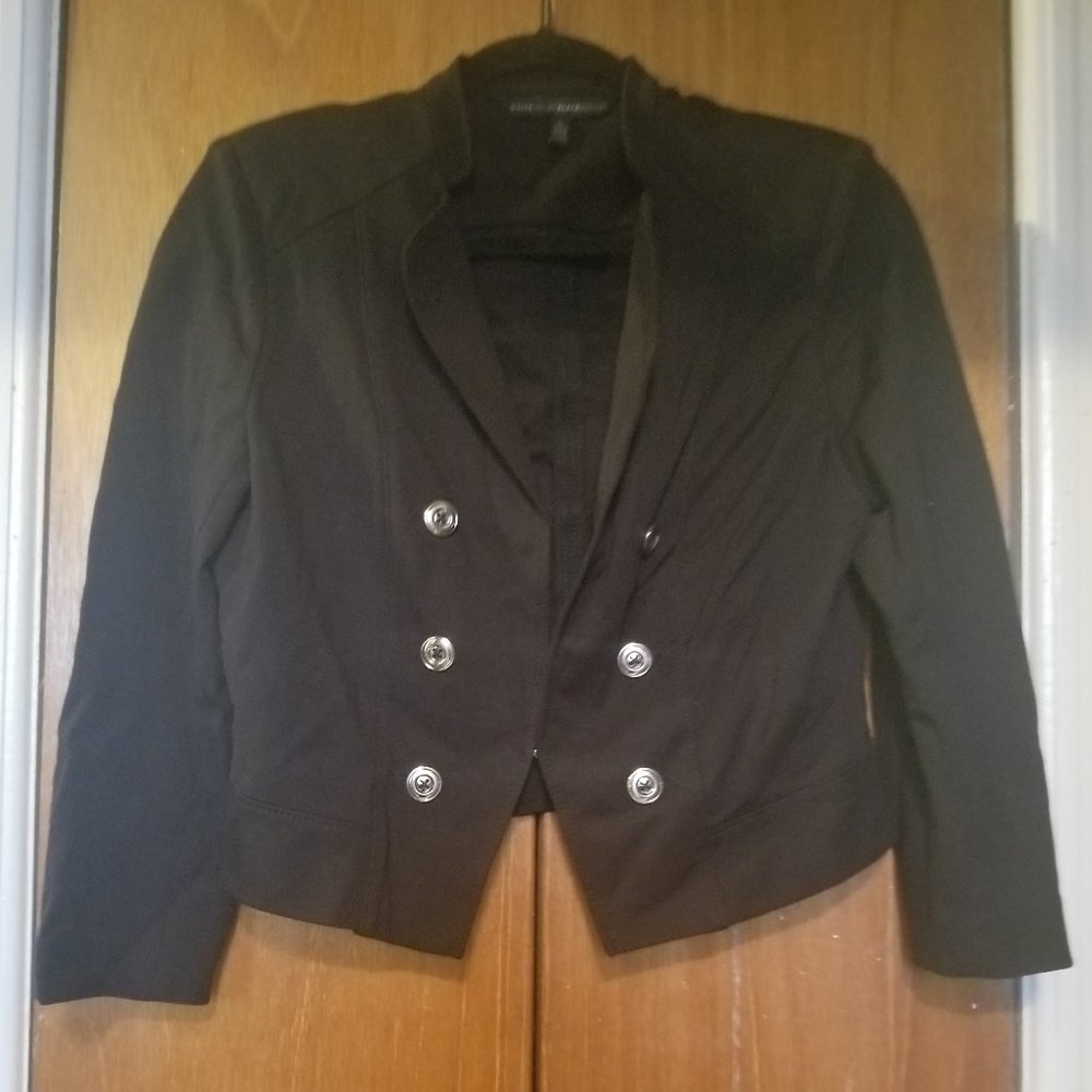 WH/BM 6 Button Blazer